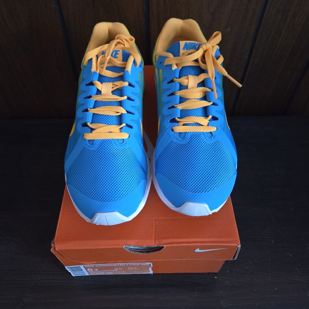 Nike Blue Downshifter 8 Fade Sneakers 6Y